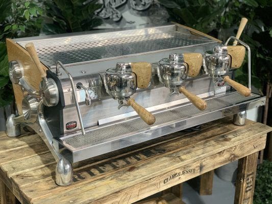 Slayer Espresso 3 Group Timber Espresso Coffee Machine