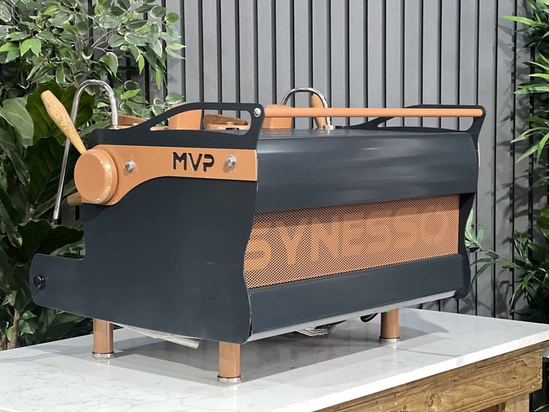 Synesso MVP 2 Group Navy Blue & Brown Espresso Coffee Machine