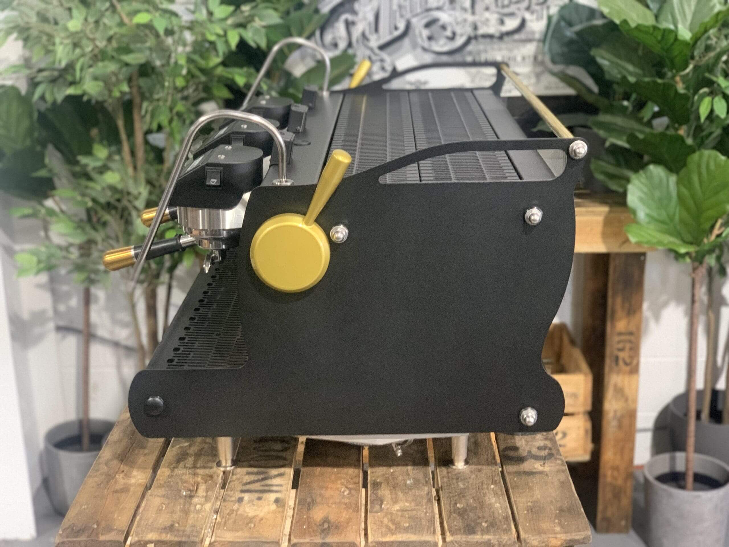 Synesso Sabre Black and - 3 Group Commercial Espresso Machine - Gold