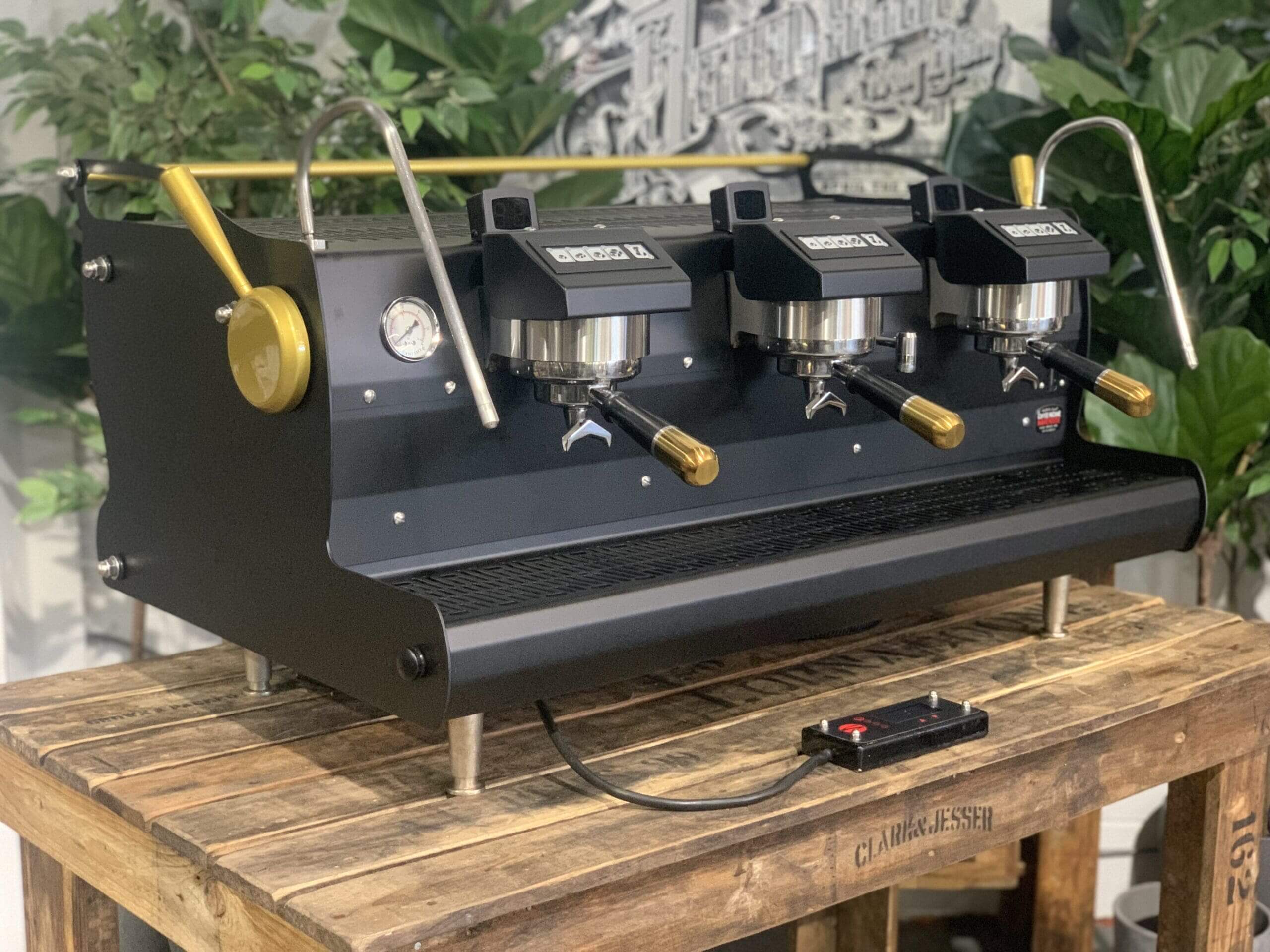Synesso Sabre Black and - 3 Group Commercial Espresso Machine - Gold