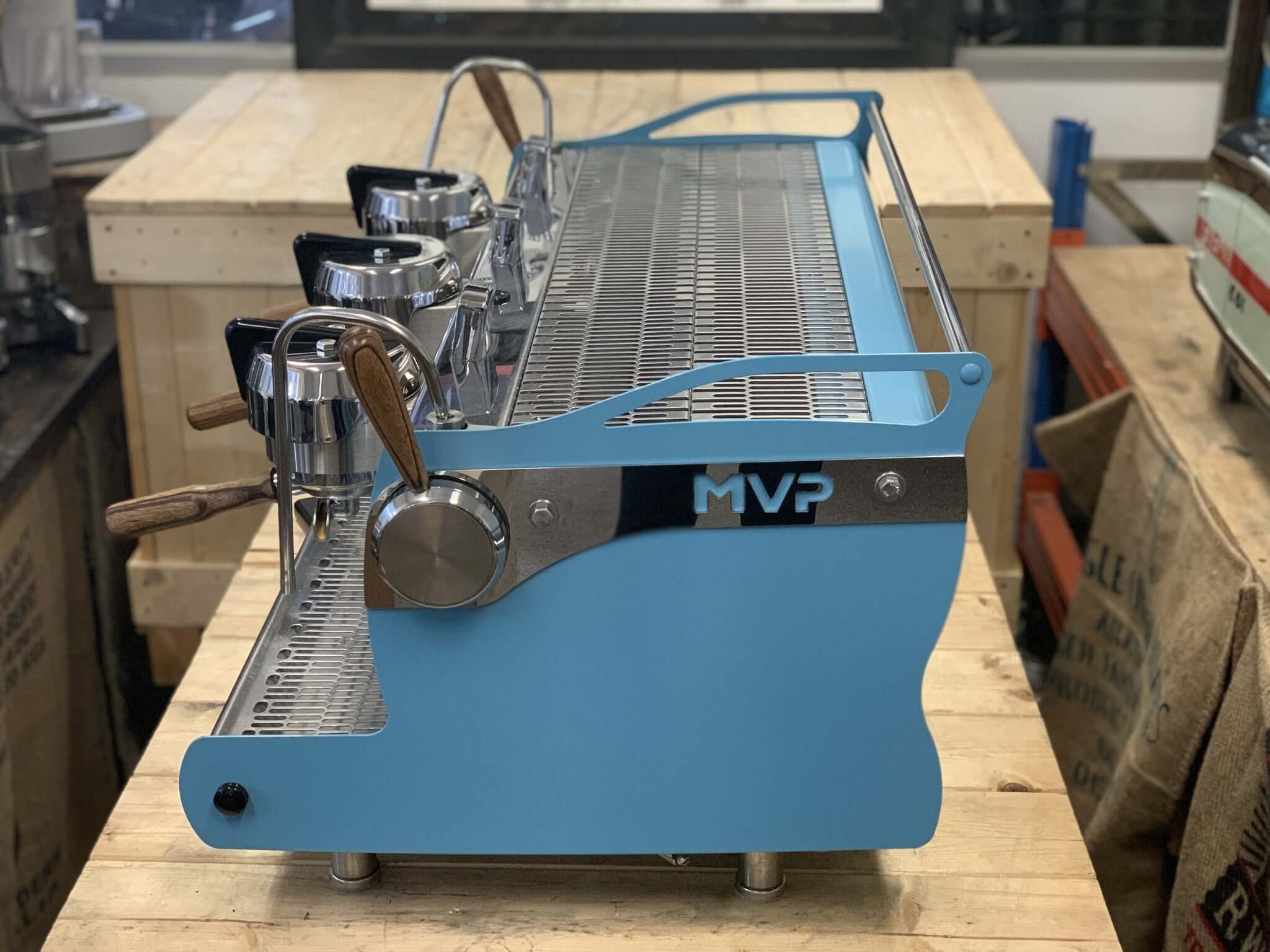 Synesso MVP Baby - 3 Group Commercial Espresso Machine - Blue