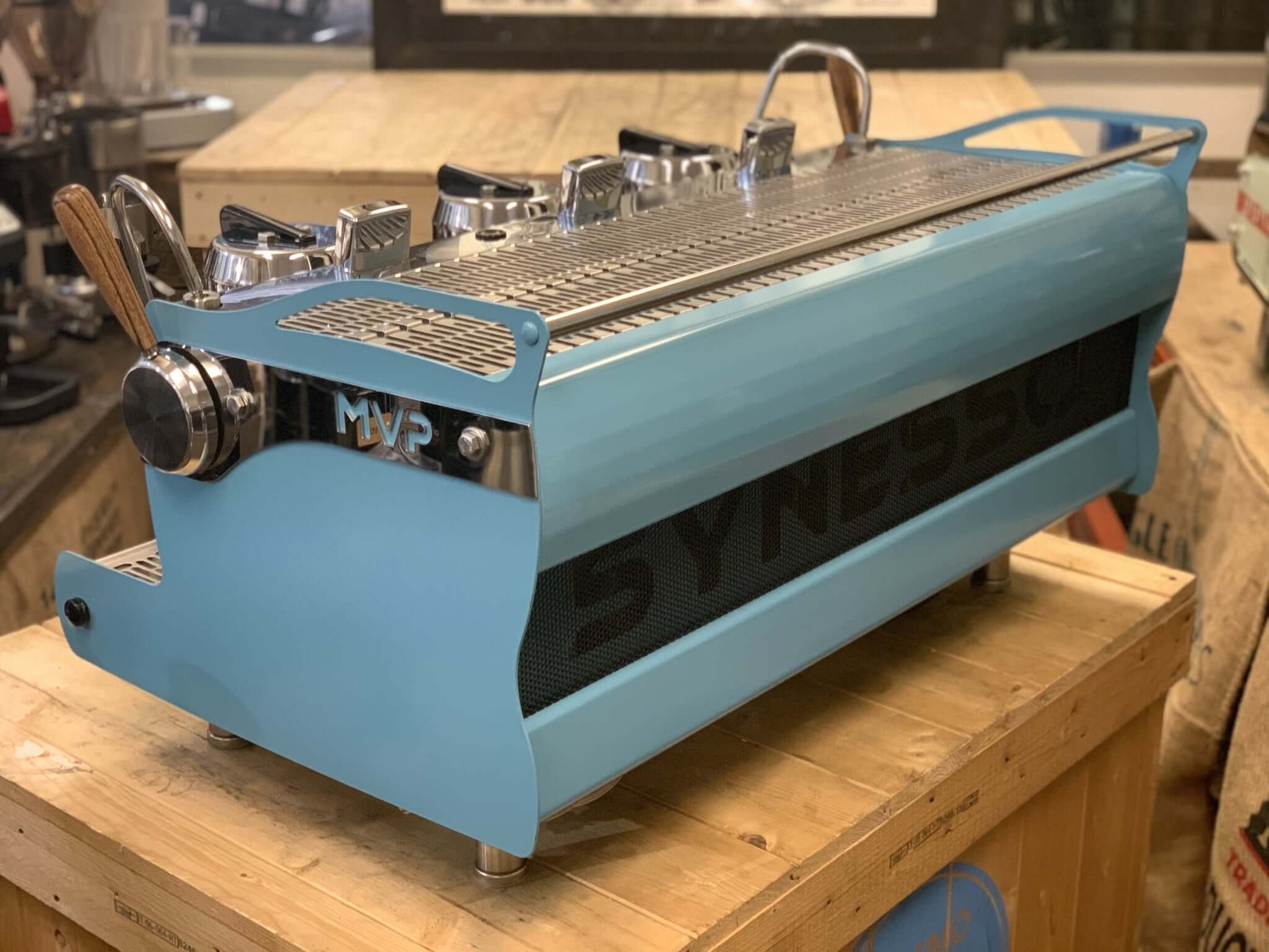 Synesso MVP Baby - 3 Group Commercial Espresso Machine - Blue