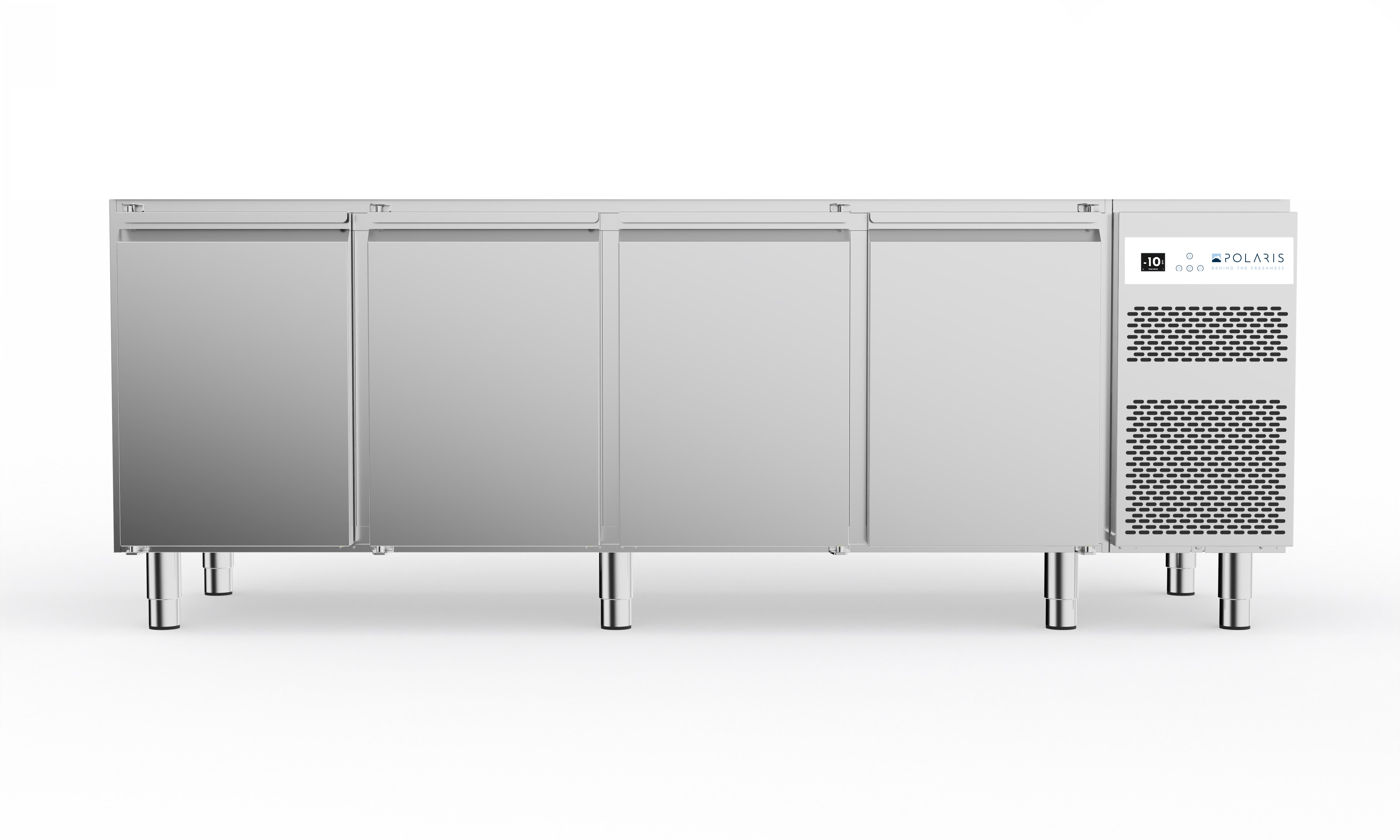 POLARIS 372L 4 Door Underbench Refrigerator Without Top. T25-04 TNN H710 S