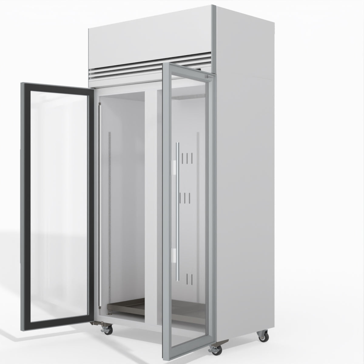 TMF1000N-A Ice 2 1 Glass Door Upright Display or Storage Freezer