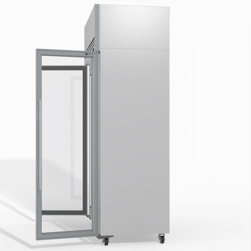 TMF1000N-A Ice 2 1 Glass Door Upright Display or Storage Freezer