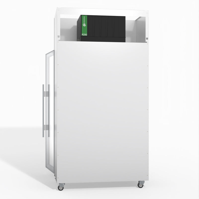 TMF1000N-A Ice 2 1 Glass Door Upright Display or Storage Freezer