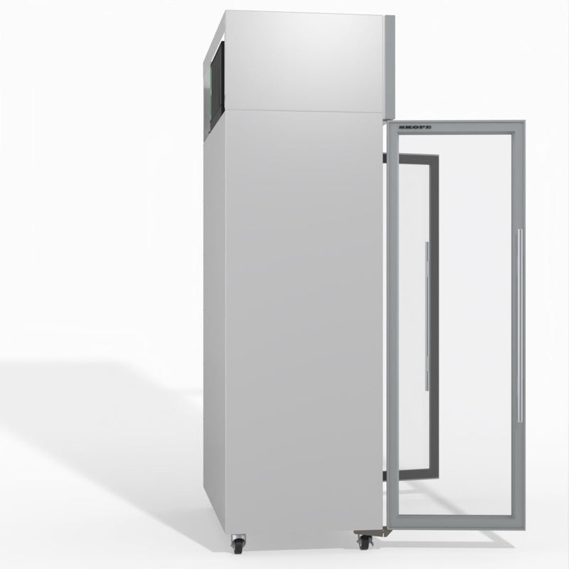 TMF1000N-A Ice 2 1 Glass Door Upright Display or Storage Freezer