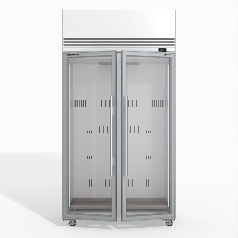 TMF1000N-A Ice 2 1 Glass Door Upright Display or Storage Freezer