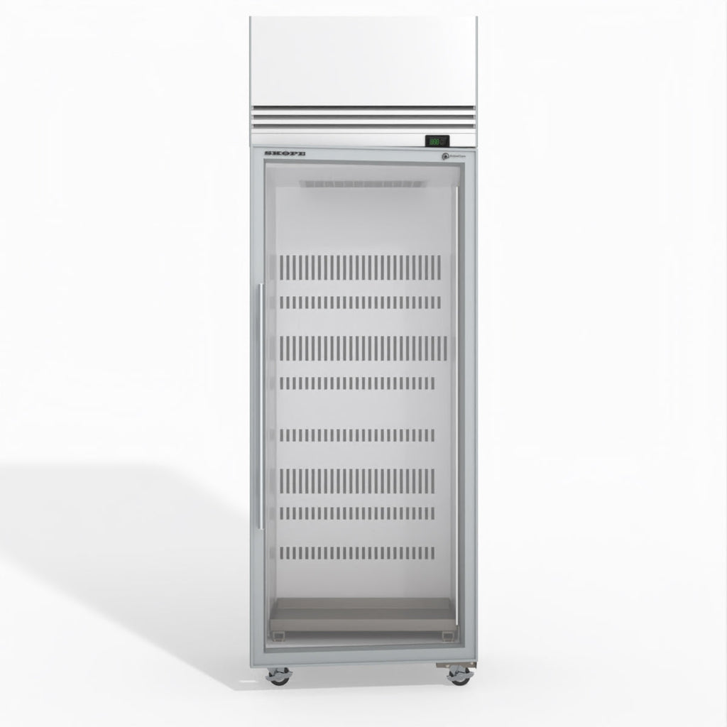 TMF650N-Ice 1 Glass Door Upright Display or Storage Freezer