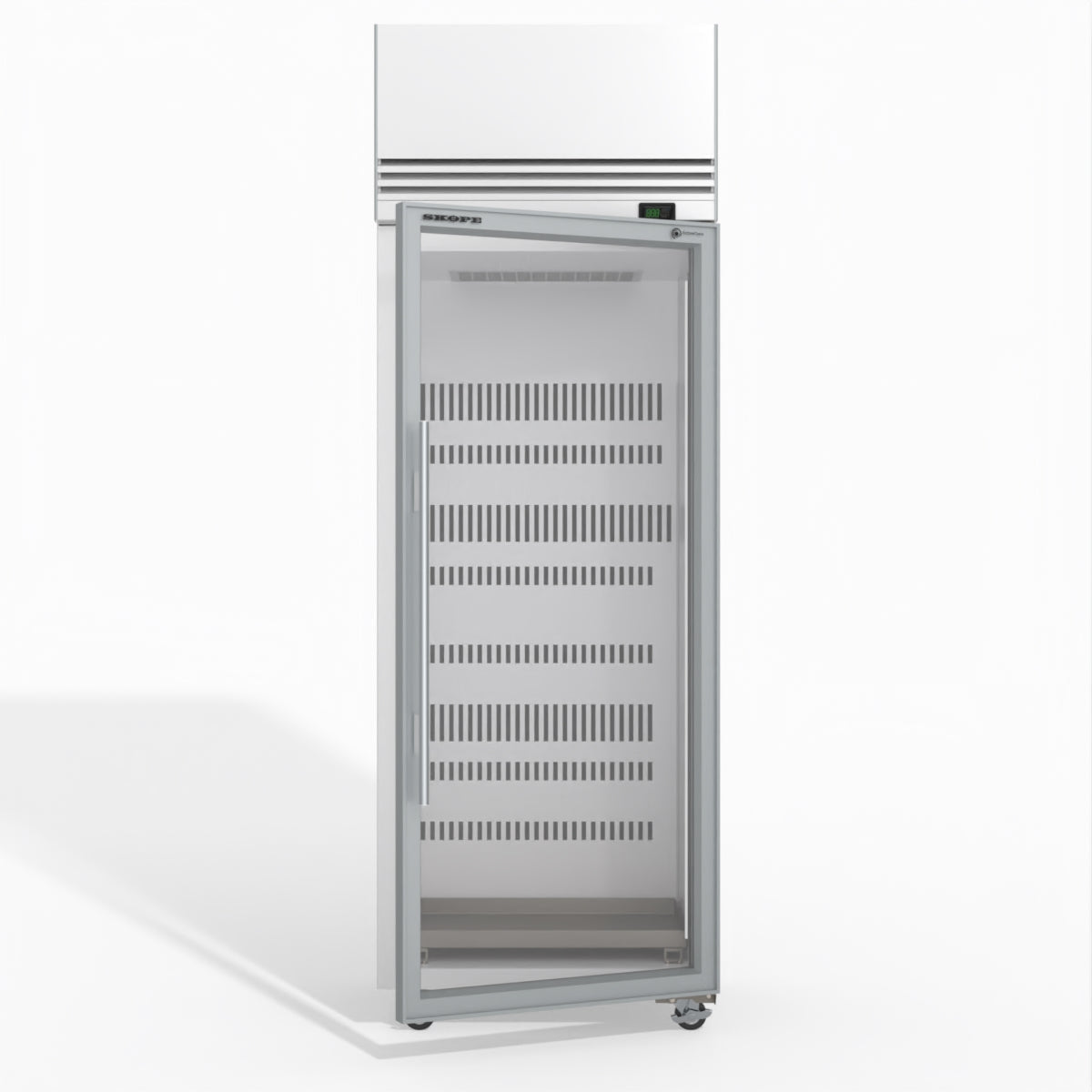 TMF650N-Ice 1 Glass Door Upright Display or Storage Freezer