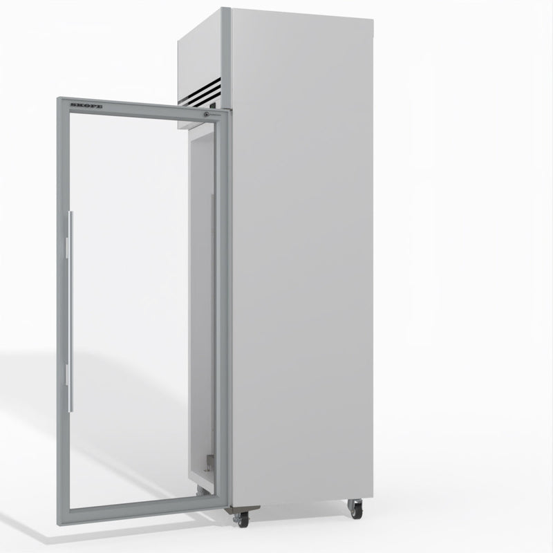 TMF650N-Ice 1 Glass Door Upright Display or Storage Freezer