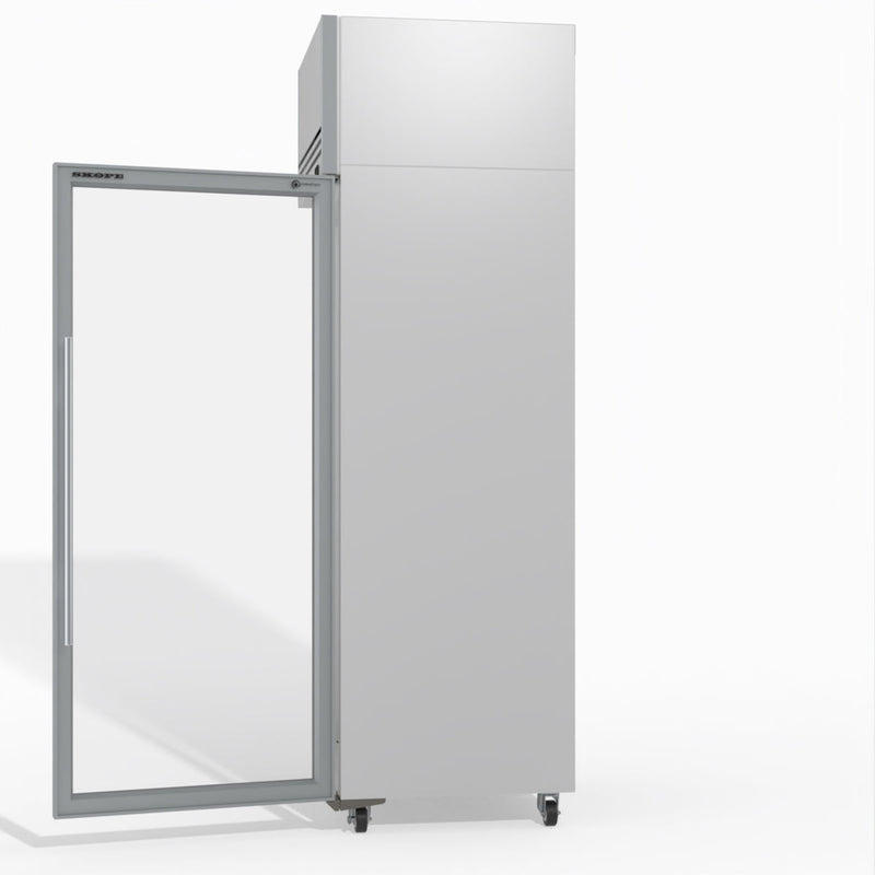 TMF650N-Ice 1 Glass Door Upright Display or Storage Freezer