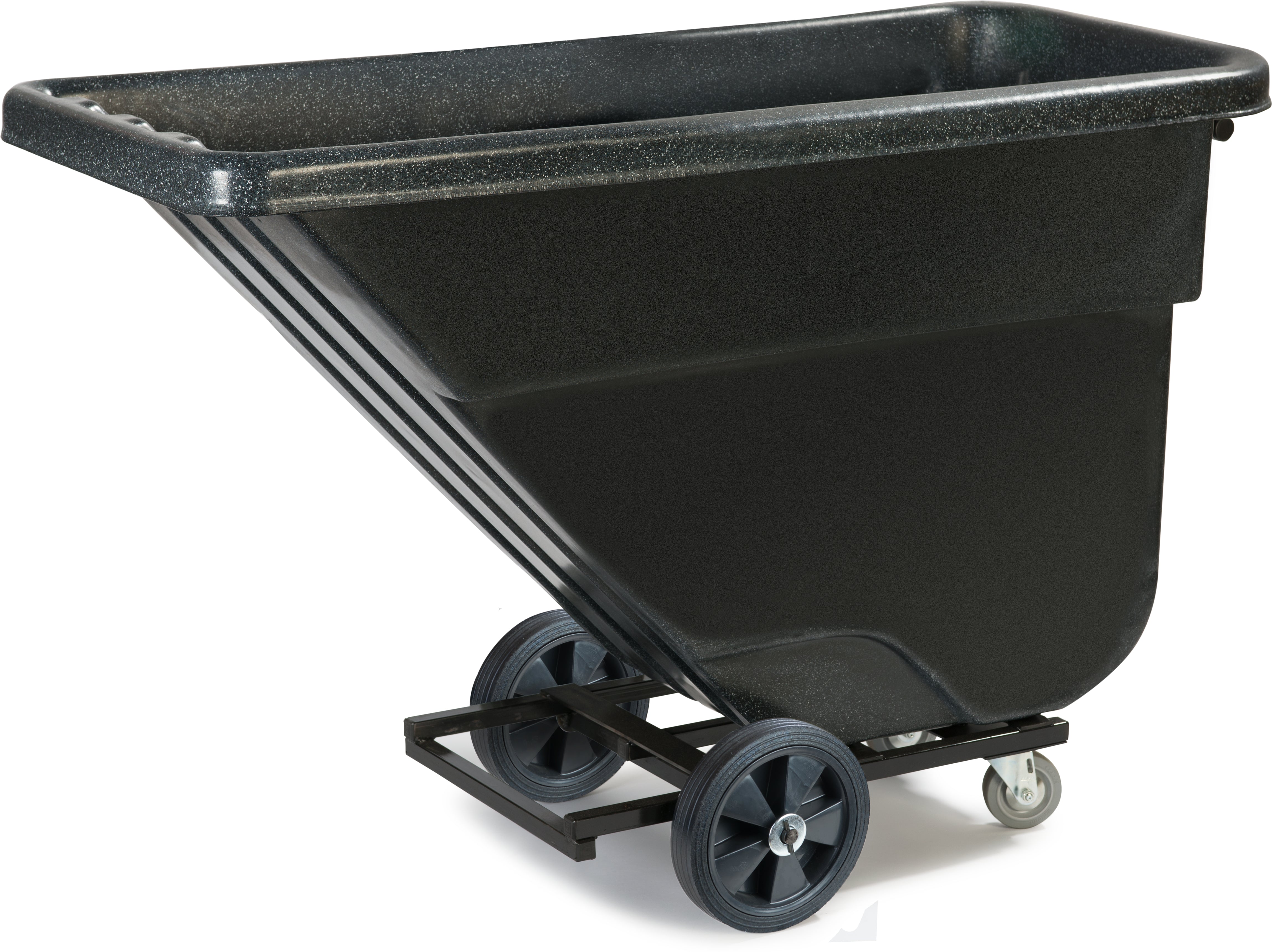 Carlisle Black Light Duty Utility Tilt Truck 204kg Capacity 1370mm x 660mm x 965mm - TTLD58003