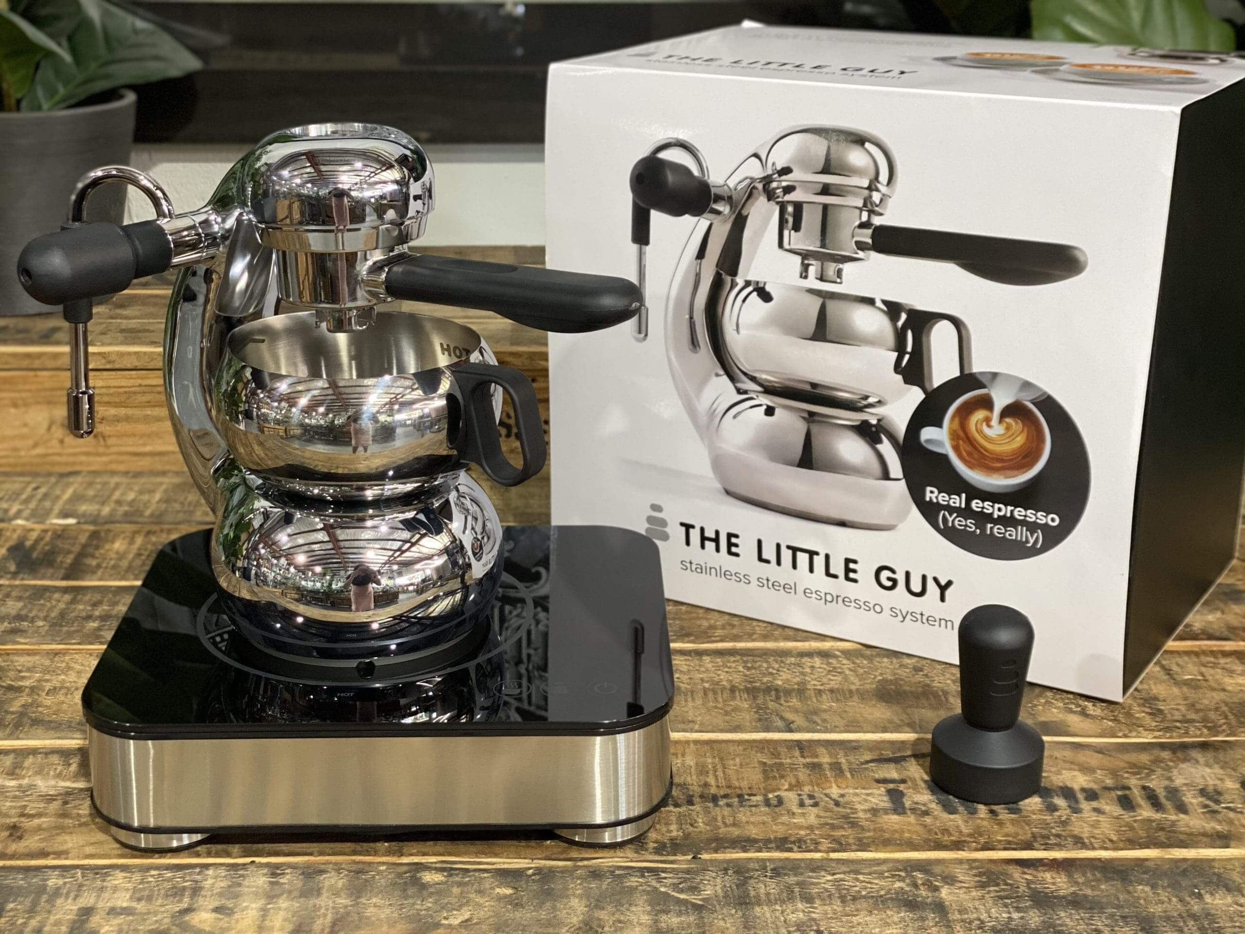 The Little Guy Stove Top With Induction Base - Stainless