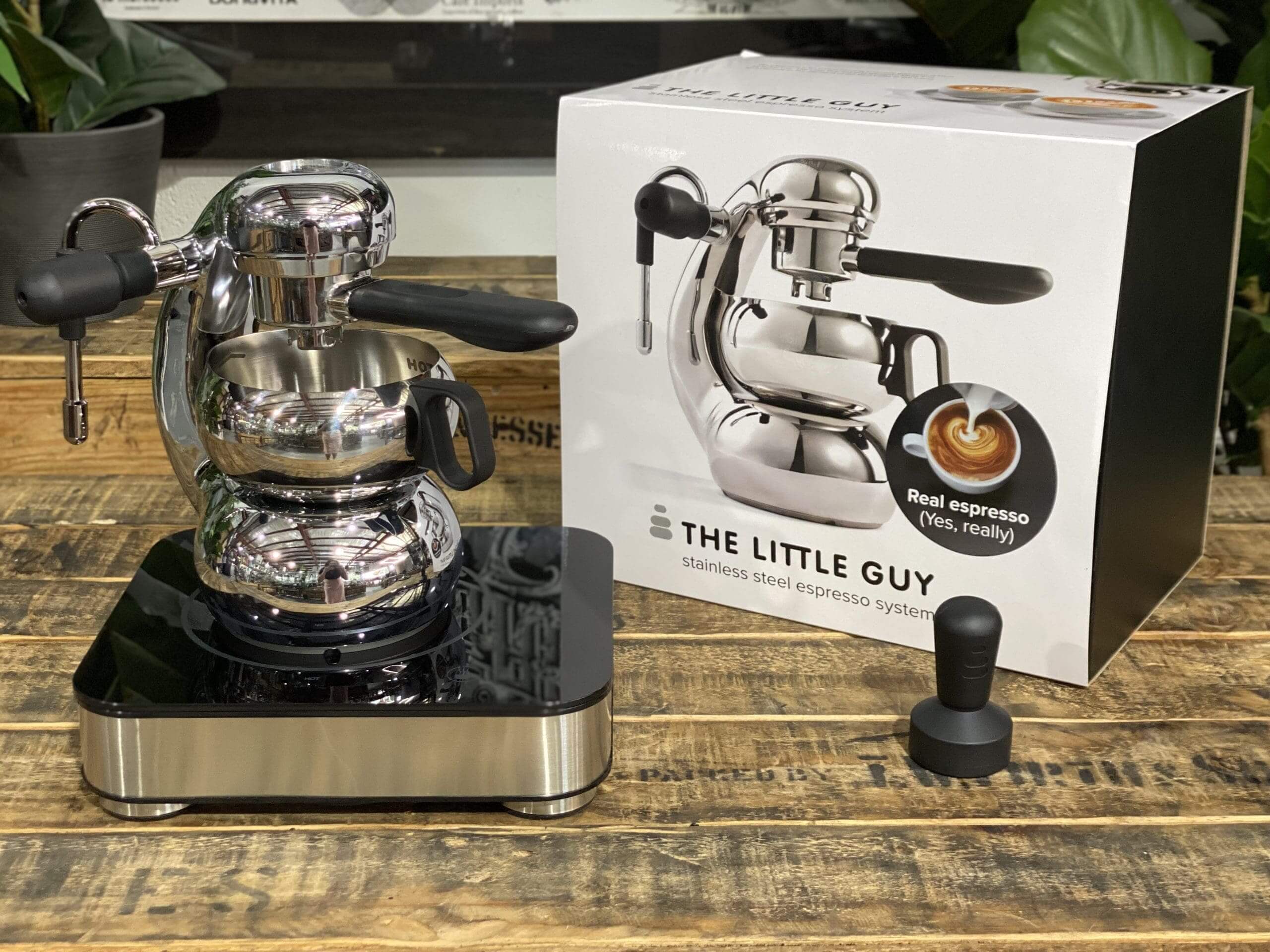 The Little Guy Stove Top With Induction Base - Stainless
