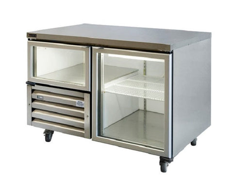 Anvil 1 Glass Door Underbench Door Fridge