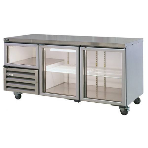 Anvil 2 Glass Door Back Bar Fridge