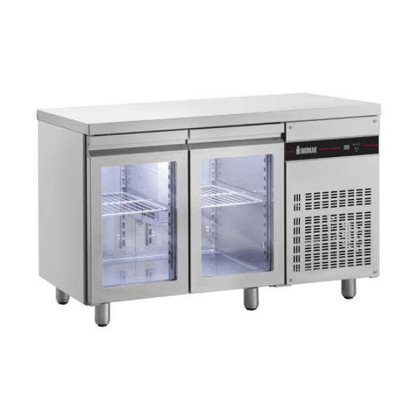 Inomak Glass Undercounter Fridge 1345mm - UBI7134G