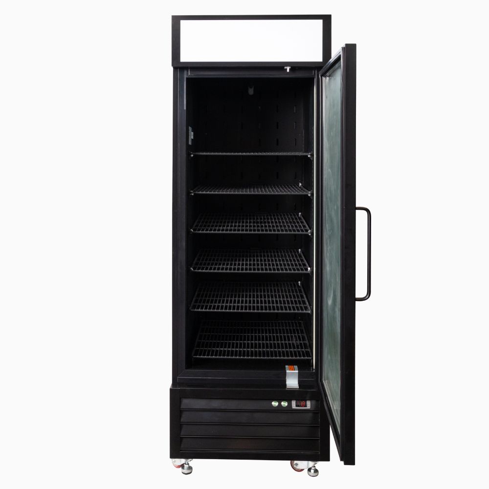 Bromic Upright Display Freezer 546L - 1 Door - Flat Glass - Lightbox UF0550GDL-NR