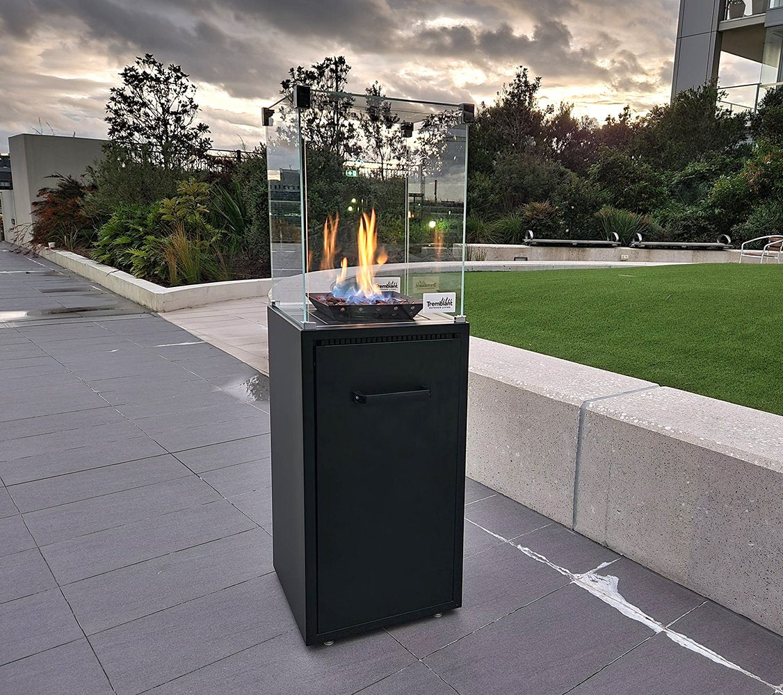 Tremblant Como Black Gas Heater - TREM291
