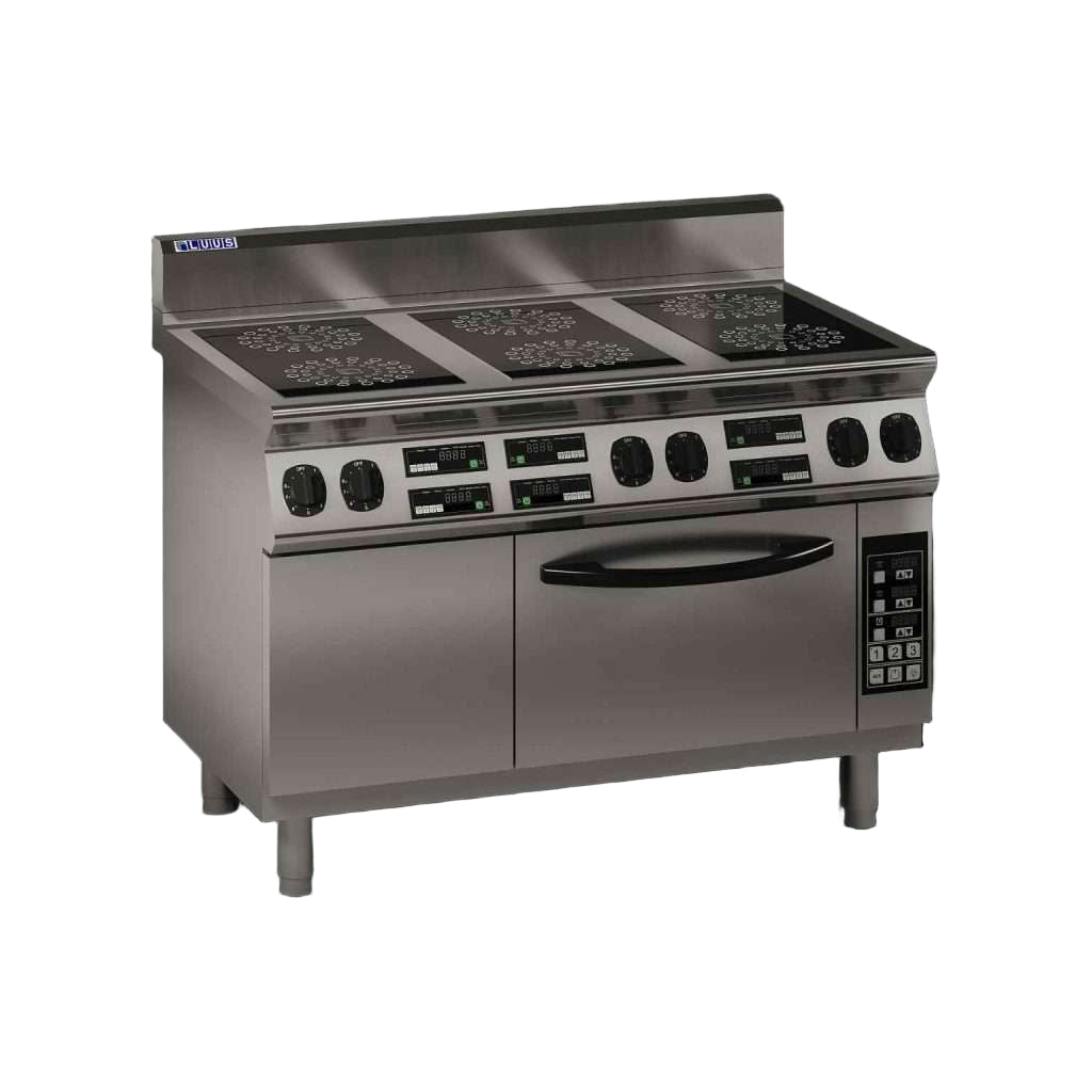 Luus 6 Burner Induction Cooktop with Oven ER7-6B