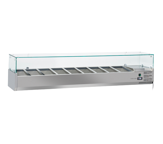 Anvil VRX2000 Refrigerated Glass Canopy Ingredient Unit