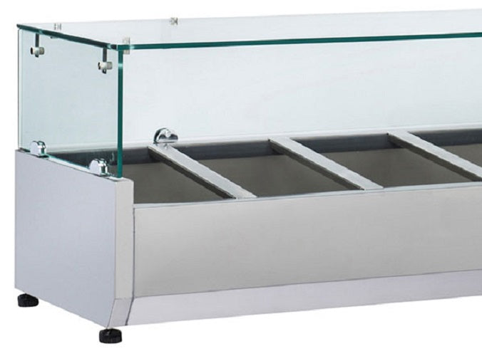 Anvil VRX2000 Refrigerated Glass Canopy Ingredient Unit