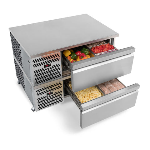 Williams Vari Temp Drawer Hydrocarbon - two drawer self contained variable temperture units - stacked VSWCD1S-HC