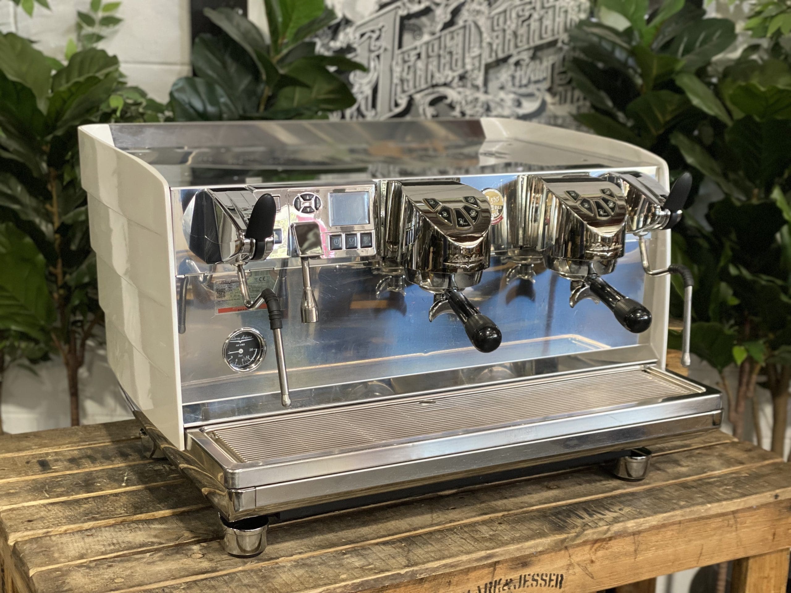 Victoria Arduino White Eagle 2 Group White & Stainless Espresso Coffee Machine