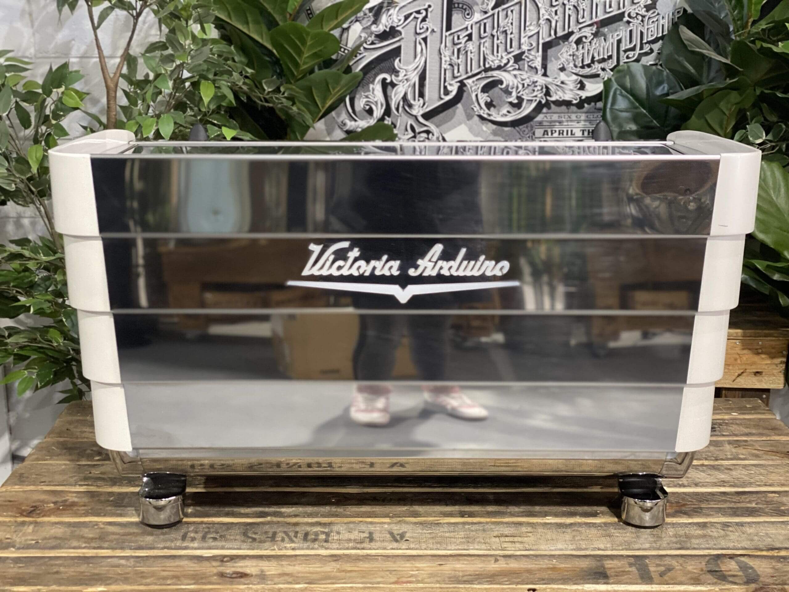 Victoria Arduino White Eagle Stainless Steel - 2 Group Commercial Espresso Machine - White