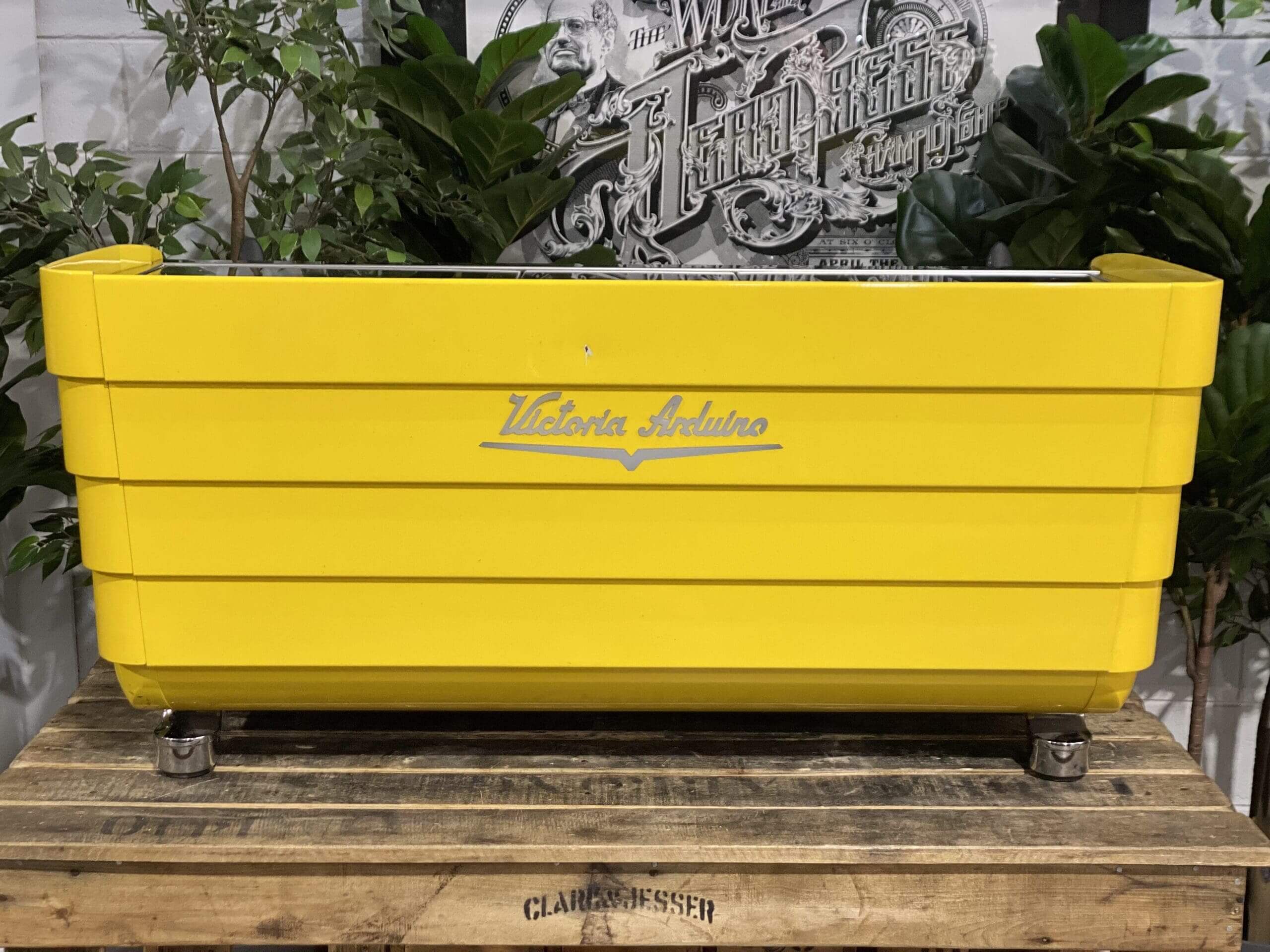 Victoria Arduino White Eagle - 3 Group Commercial Espresso Machine - Yellow
