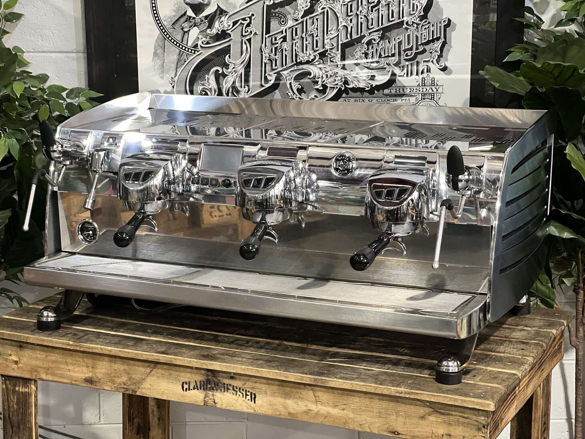 Victoria Arduino Black Eagle Volumetric - 3 Group Commercial Espresso Machine - Stainless