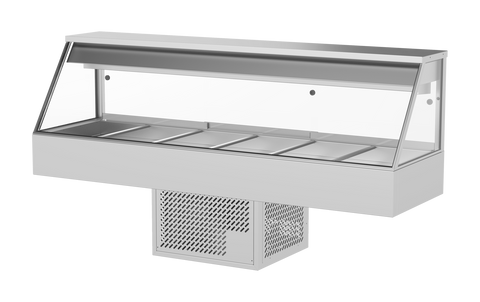 Woodson 6 Module Straight Glass Cold Food Display W.CFS26