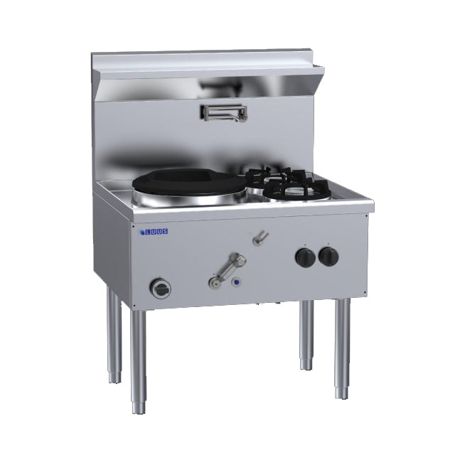 Luus Single Hole Two Burner Compact Waterless Wok WZ-1C2B