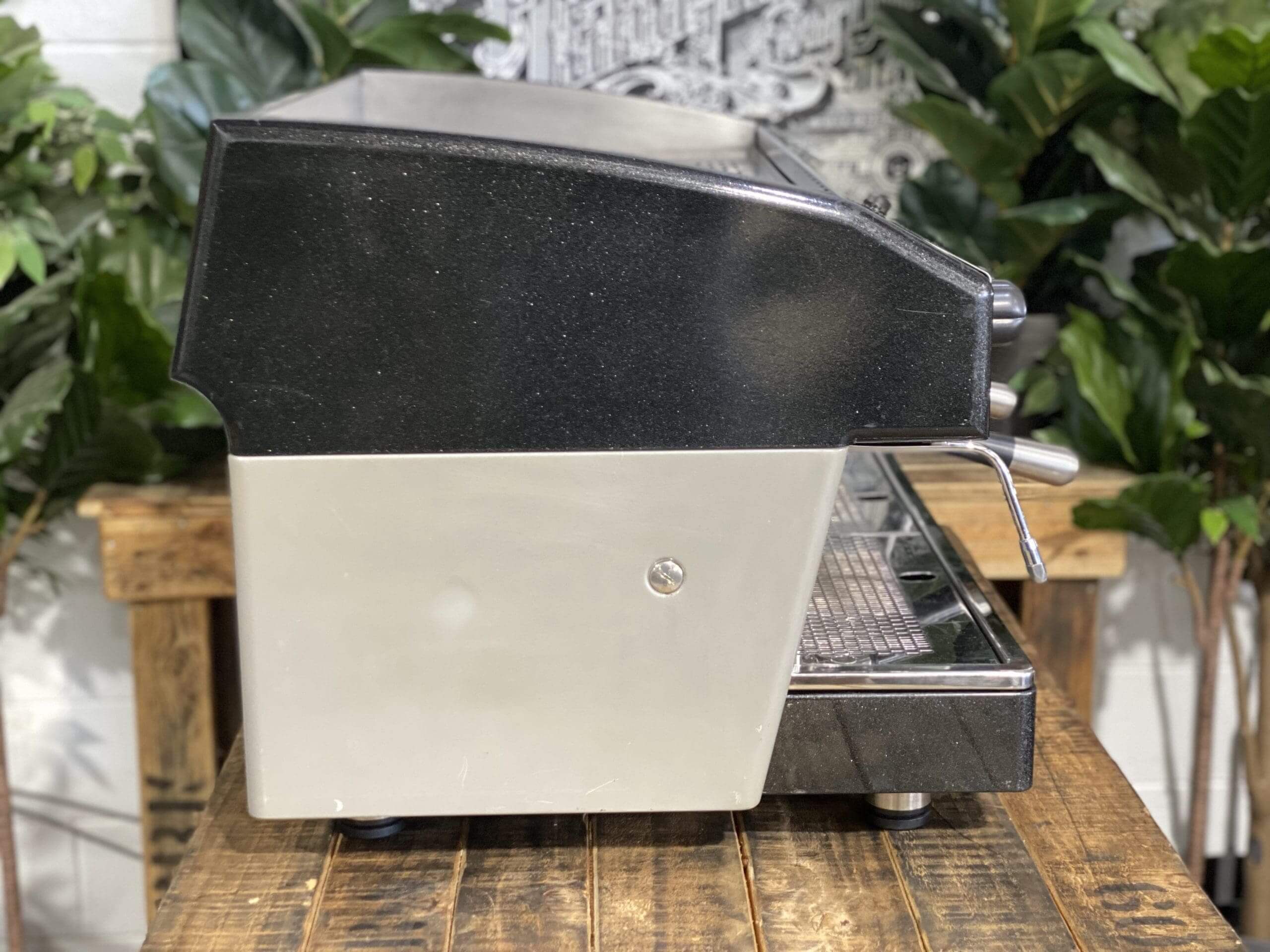 Wega Atlas Black & Silver Black - 2 Group Commercial Espresso Machine - Grey