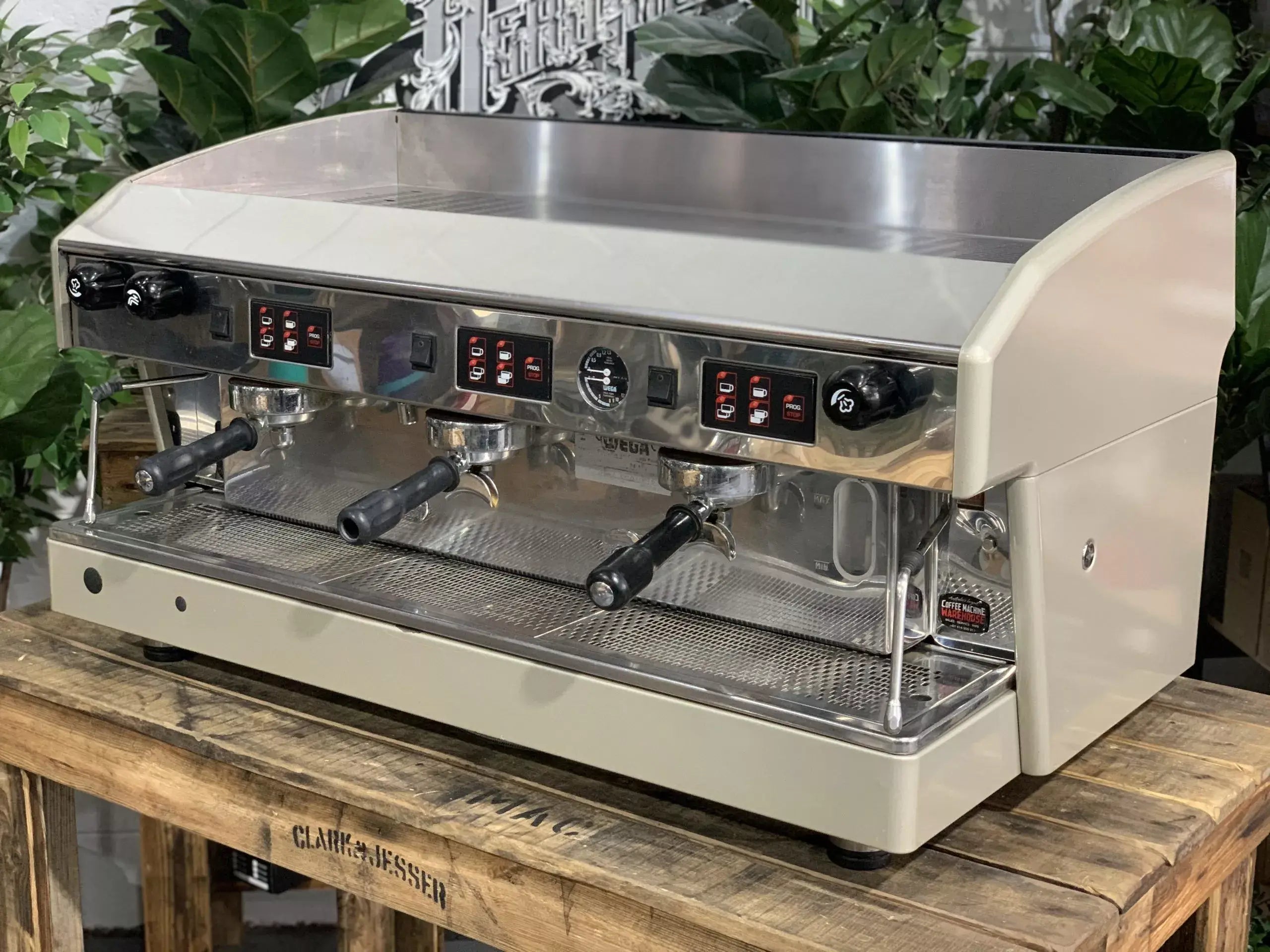 Wega Atlas - 3 Group Commercial Espresso Machine - Sand