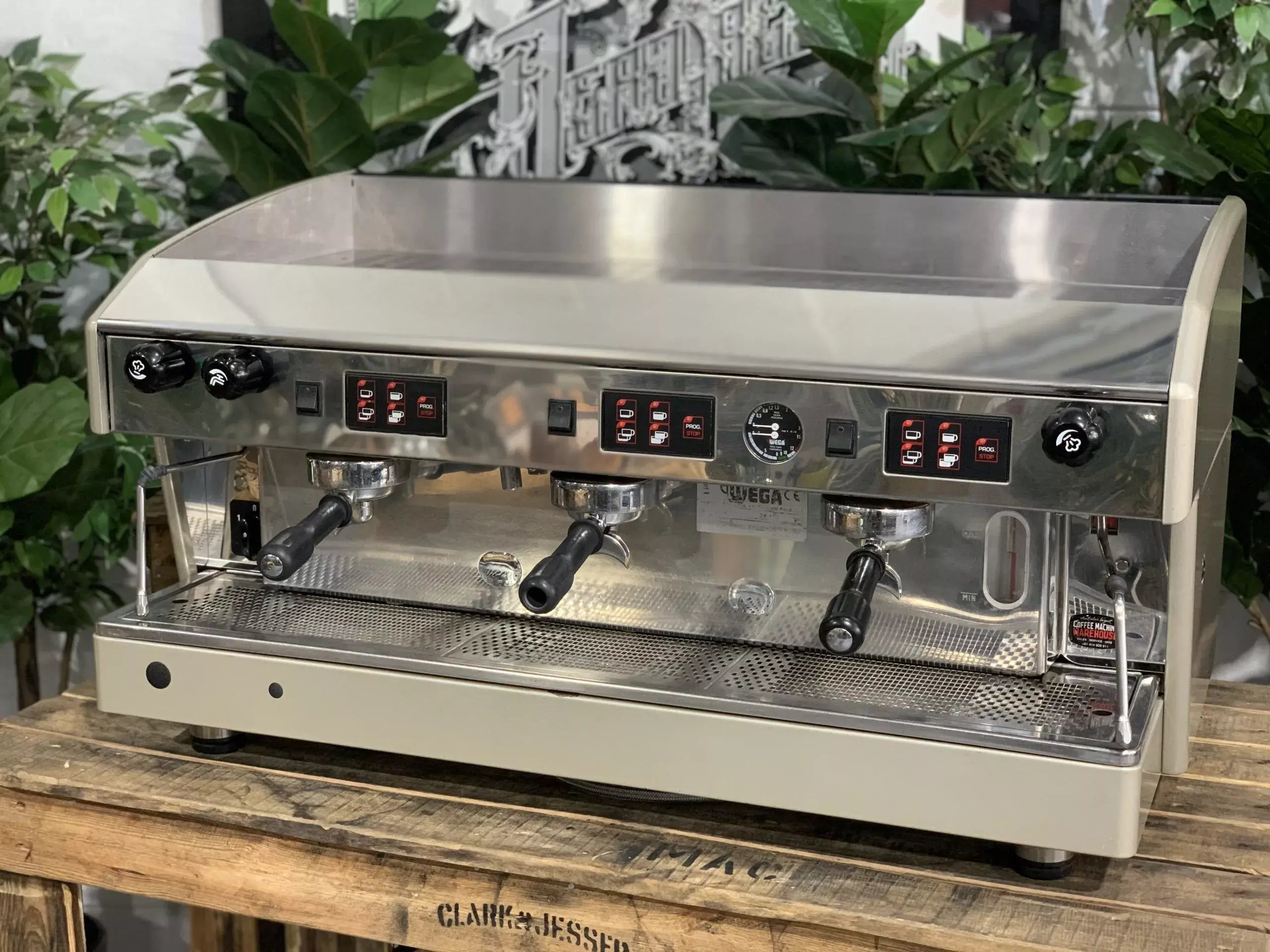 Wega Atlas - 3 Group Commercial Espresso Machine - Sand