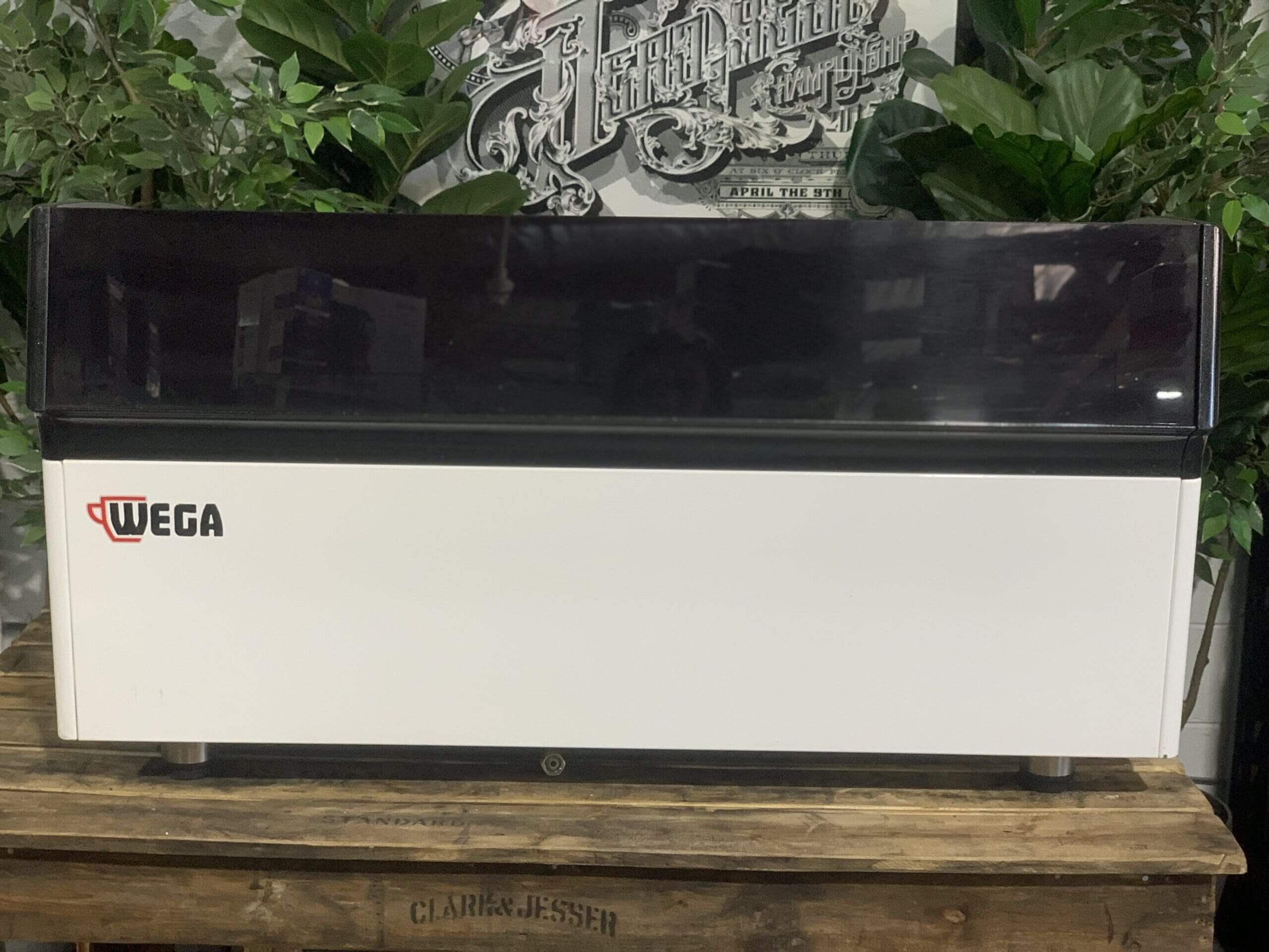 Wega Atlas Black - 3 Group Commercial Espresso Machine - White