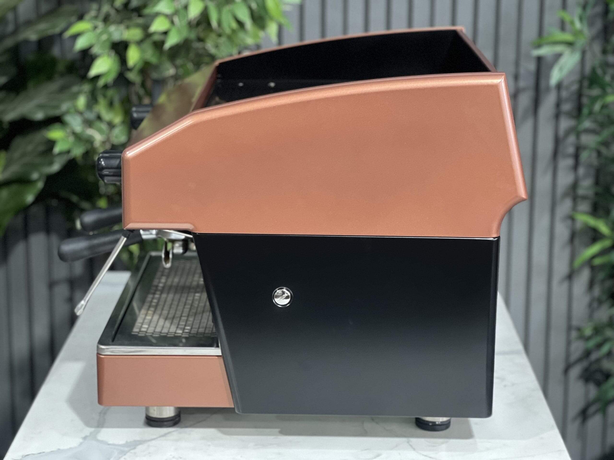 Wega Atlas Compact Black - 2 Group Commercial Espresso Machine - Bronze