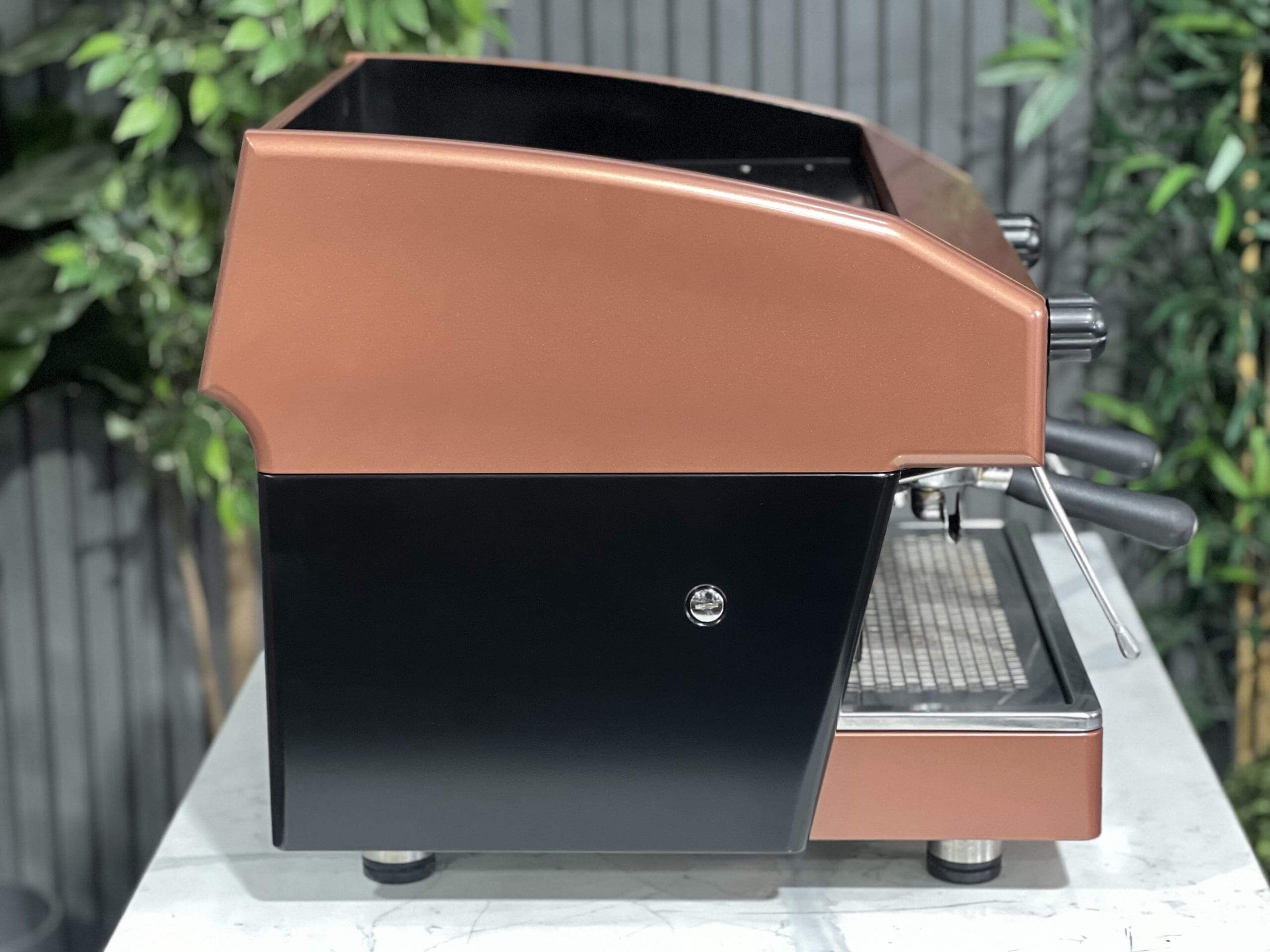 Wega Atlas Compact Black - 2 Group Commercial Espresso Machine - Bronze