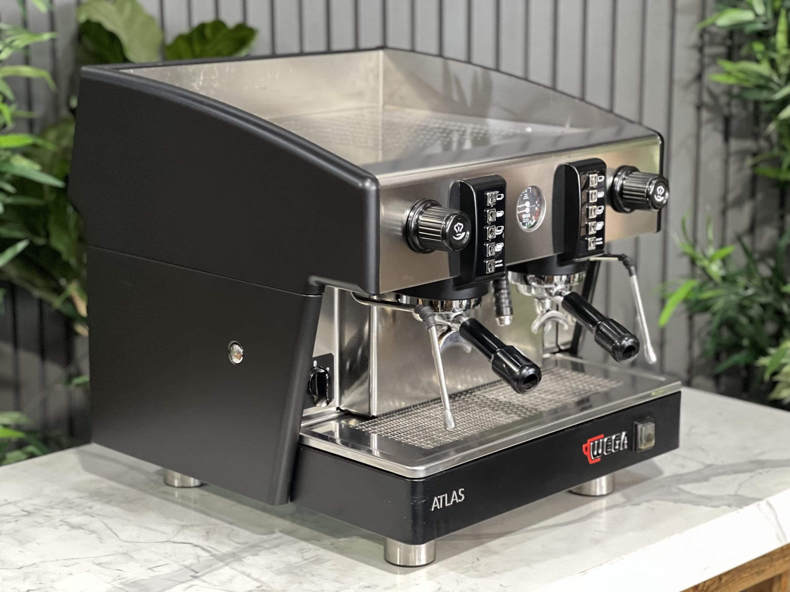 Wega Atlas Compact EVD - 2 Group Commercial Espresso Machine - Black