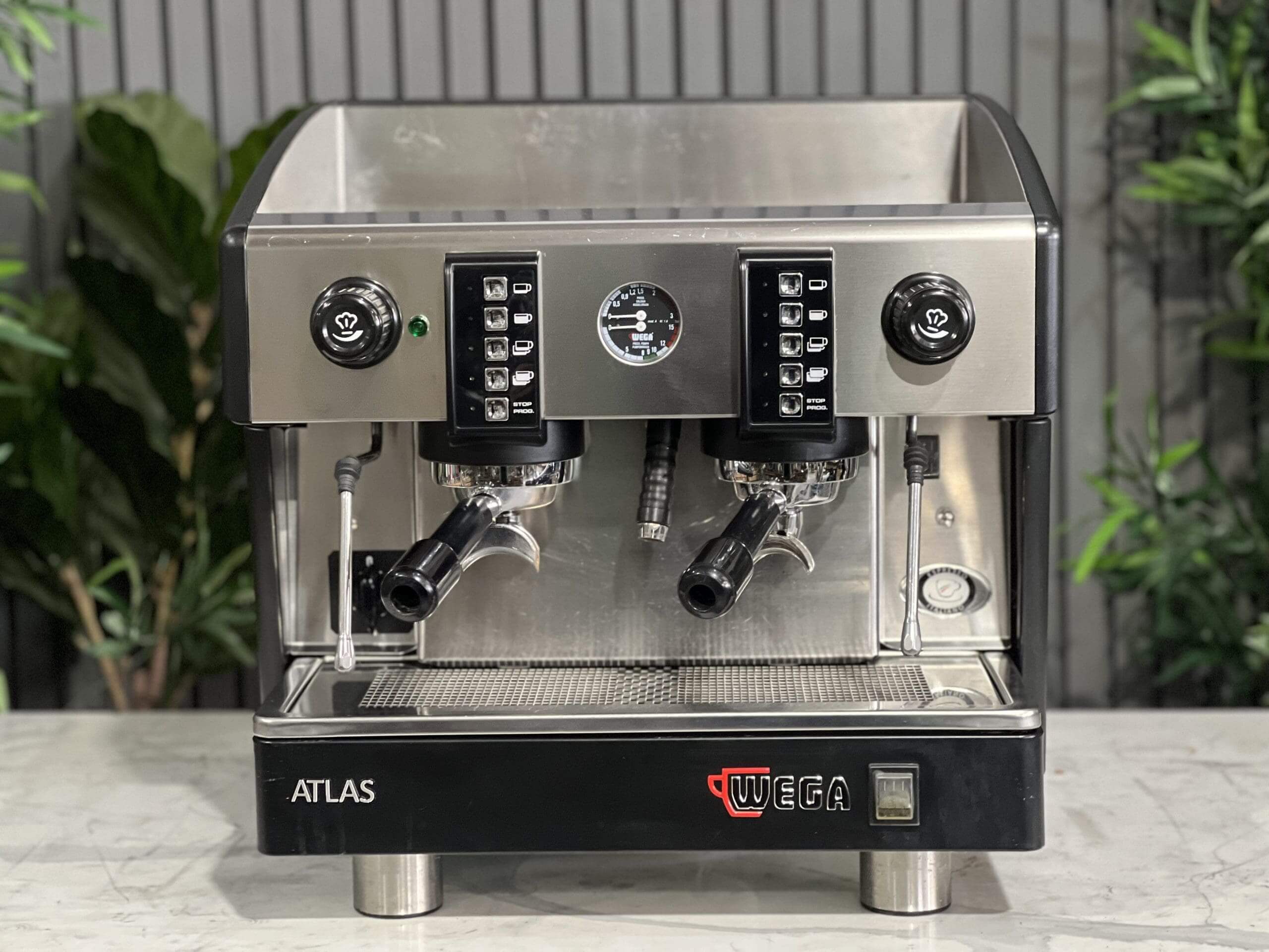 Wega Atlas Compact EVD - 2 Group Commercial Espresso Machine - Black