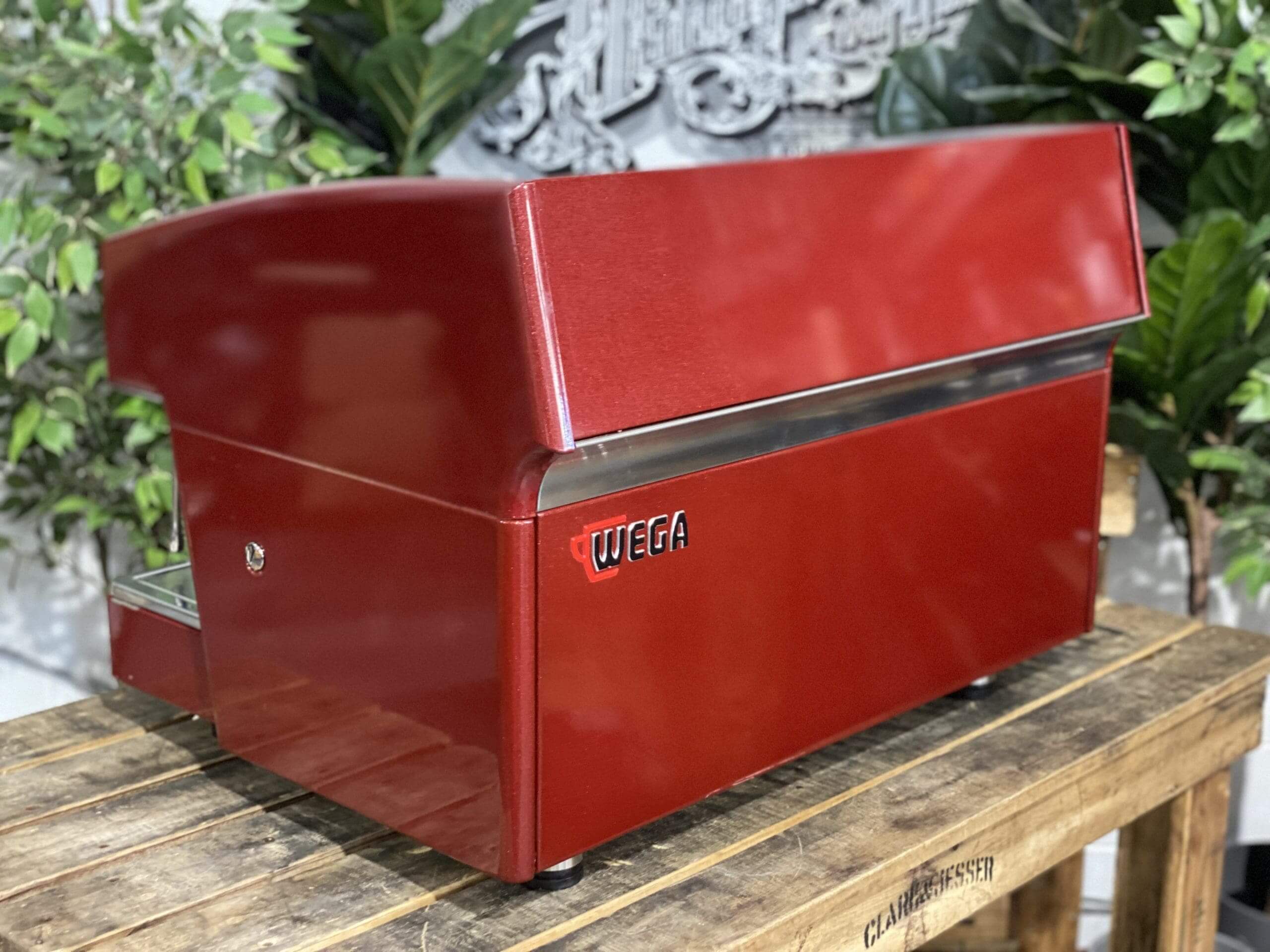 Wega Atlas EVD - 2 Group Commercial Espresso Machine - Red