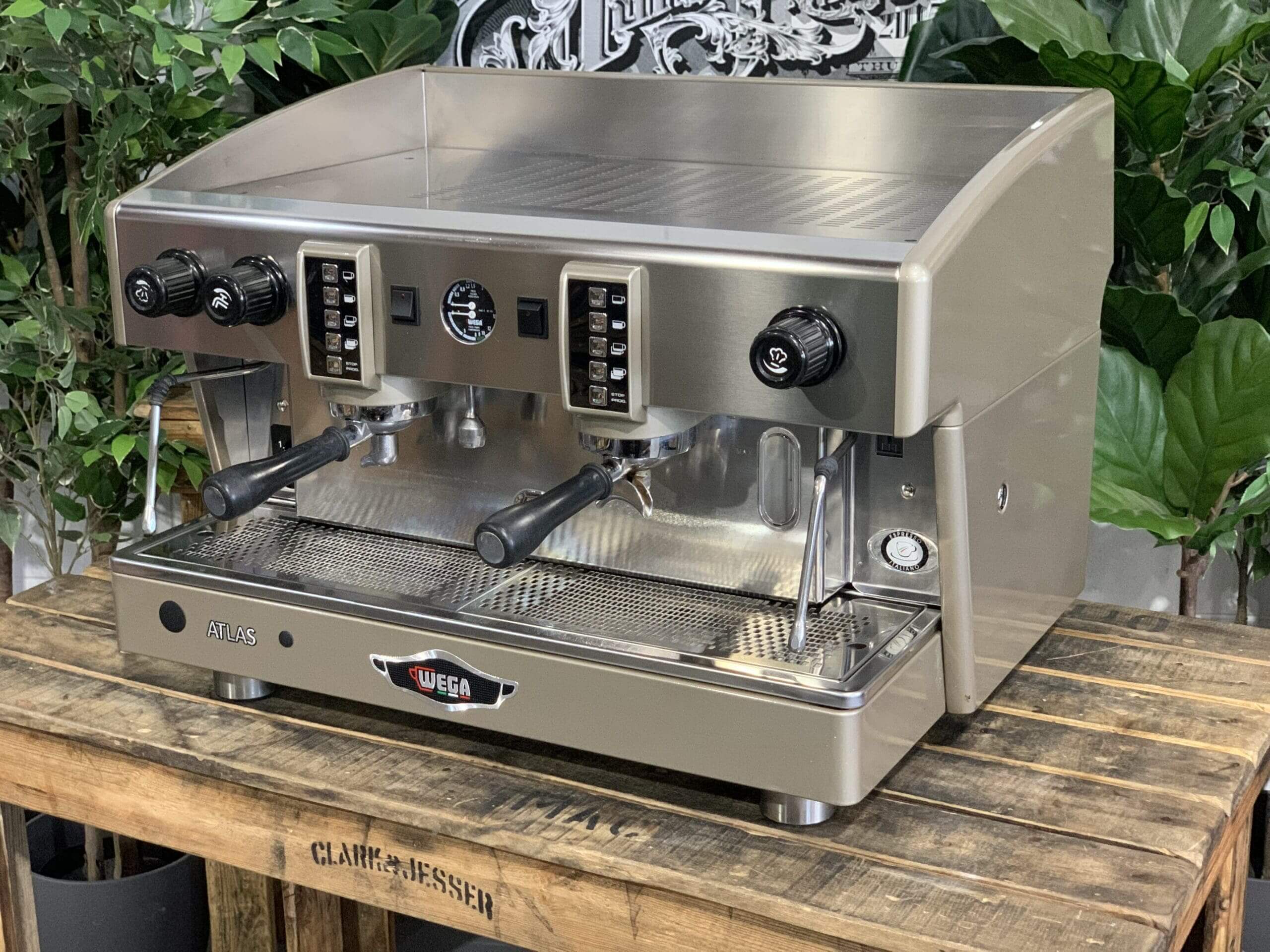 Wega Atlas EVD - 2 Group Commercial Espresso Machine - Sand