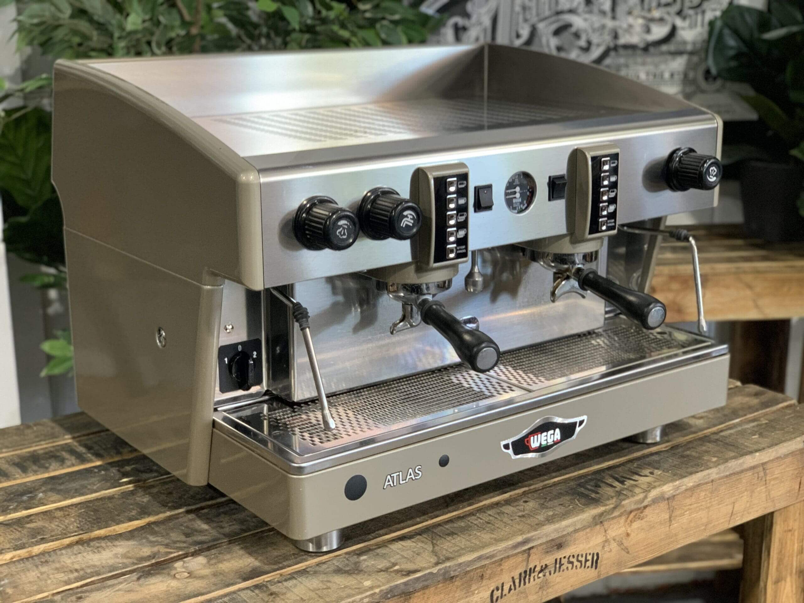 Wega Atlas EVD - 2 Group Commercial Espresso Machine - Sand