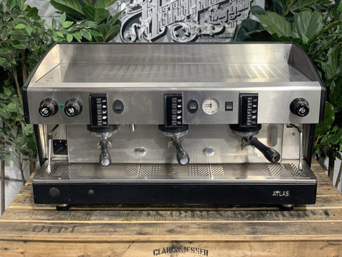 Wega Atlas EVD - 3 Group Commercial Espresso Machine - Black