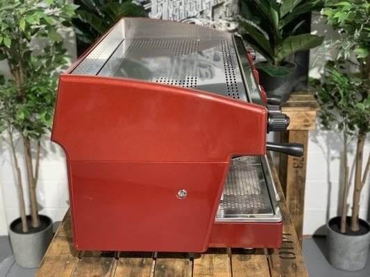 Wega Atlas EVD - 3 Group Commercial Espresso Machine - Red