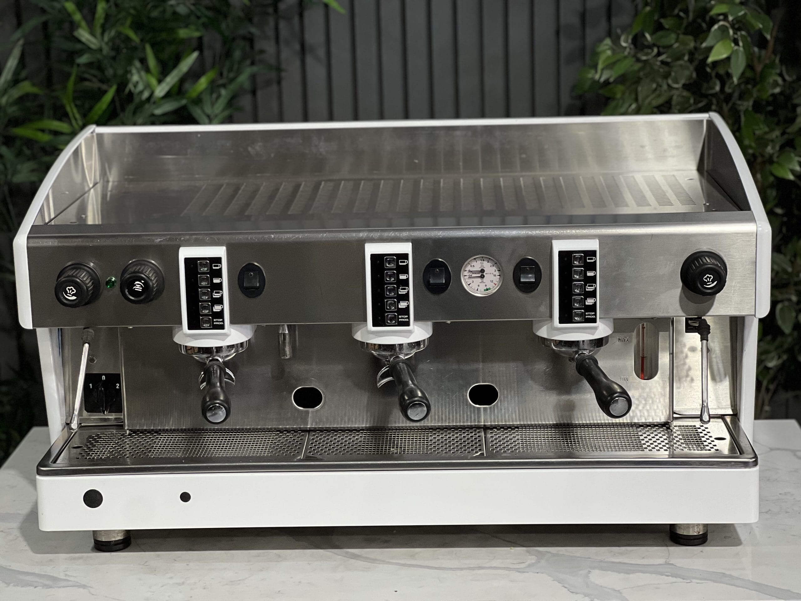 Wega Atlas EVD - 3 Group Commercial Espresso Machine - White