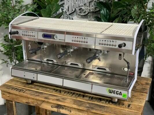 Wega Concept - 3 Group Commercial Espresso Machine - White