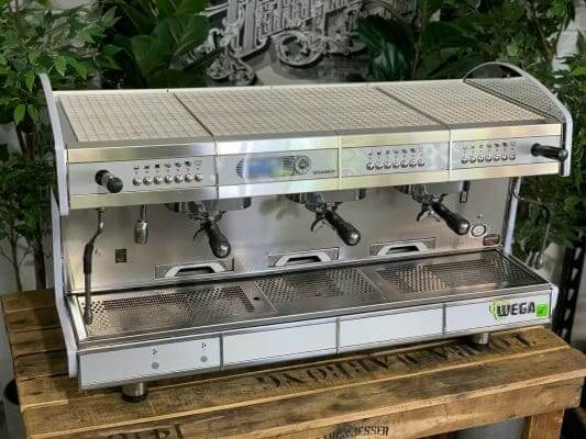 Wega Concept - 3 Group Commercial Espresso Machine - White